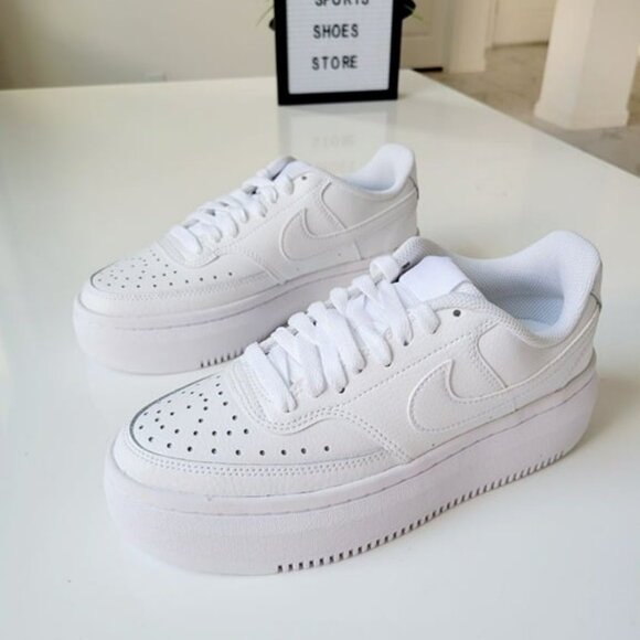 10 WOMEN'S NIKE COURT VISION ALTA LEATHER DM0113-100 - Picture 6 of 11